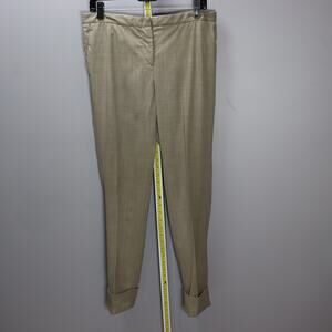 Fabiana Filippi Tailored Ankle Pants Rolled Cuff Italy Size 8‎